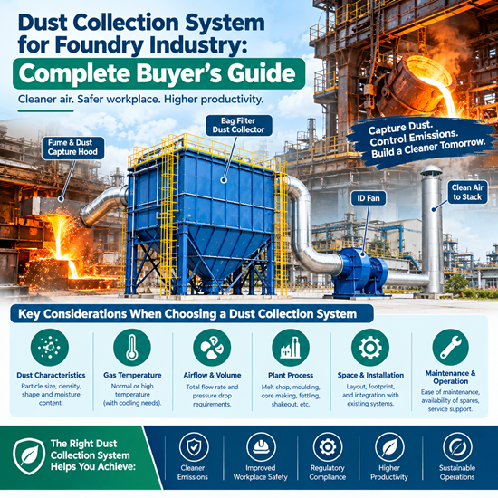 Dust Collection System for Foundry Indus...