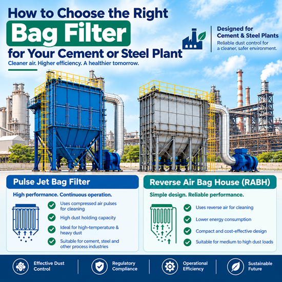 How to Choose the Right Bag Filter for Your Cement or Steel Plant